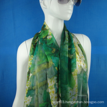 Chiffon Silk Scarf for Lady